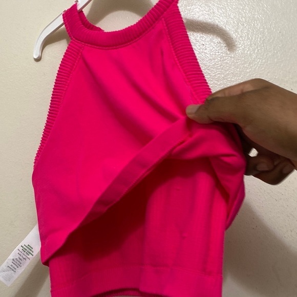 Aerie stretchy hot pink halter top💕 - Picture 4 of 4